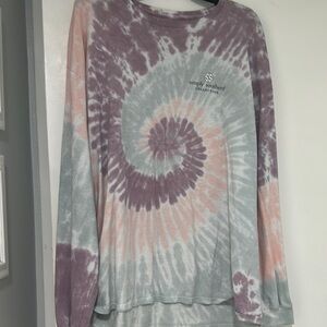 Simply Southern Pastel Spiral Long Sleeve Shirt